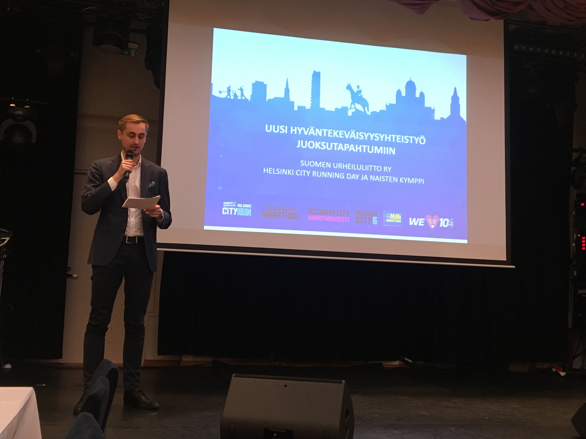 Uusi hyväntekeväisyyskonsepti Helsinki Running Dayn yhteydessä